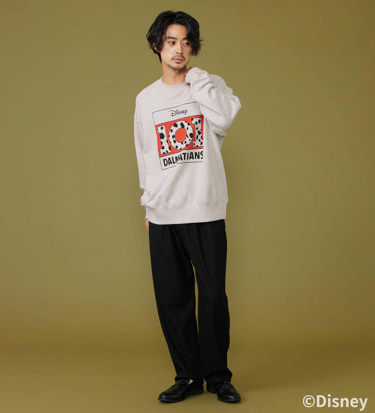 Lee(リー)のSWEAT SHIRT / スウェット【101匹わんちゃん】|トップス/スウェット/メンズ|グレー