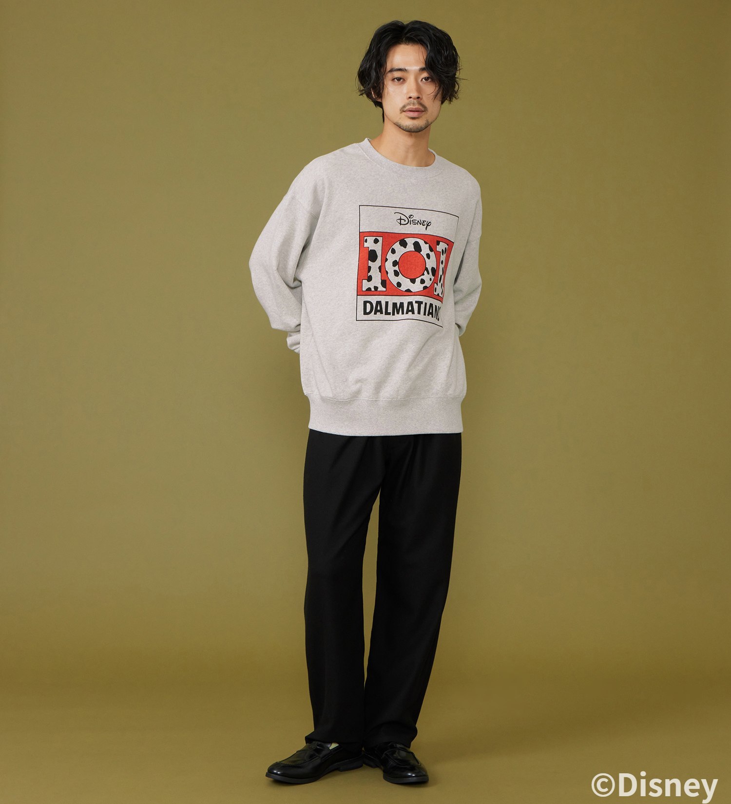 Lee(リー)のSWEAT SHIRT / スウェット【101匹わんちゃん】|トップス/スウェット/メンズ|グレー