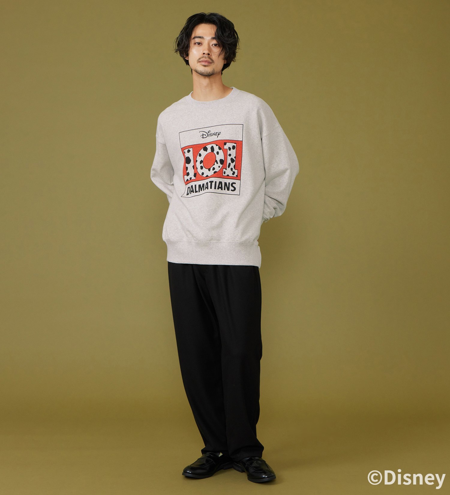Lee(リー)のSWEAT SHIRT / スウェット【101匹わんちゃん】|トップス/スウェット/メンズ|グレー