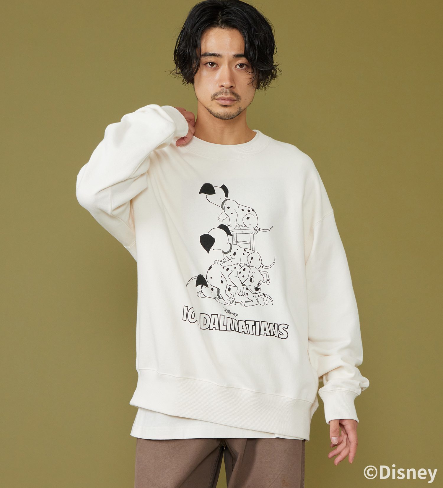 Lee(リー)のSWEAT SHIRT / スウェット【101匹わんちゃん】|トップス/スウェット/メンズ|ホワイト