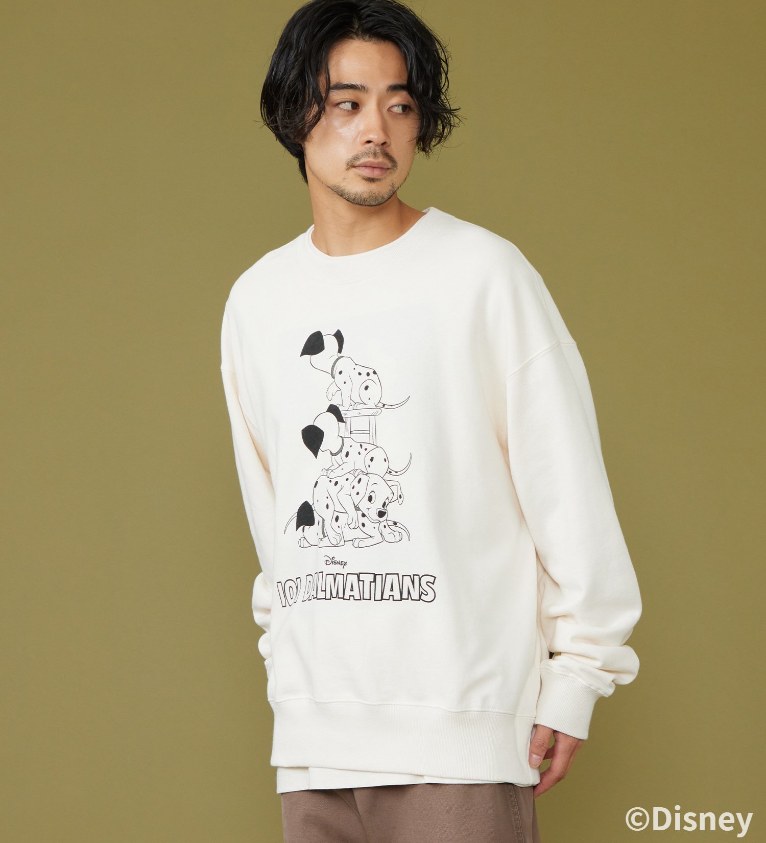 Lee(リー)のSWEAT SHIRT / スウェット【101匹わんちゃん】|トップス/スウェット/メンズ|ホワイト