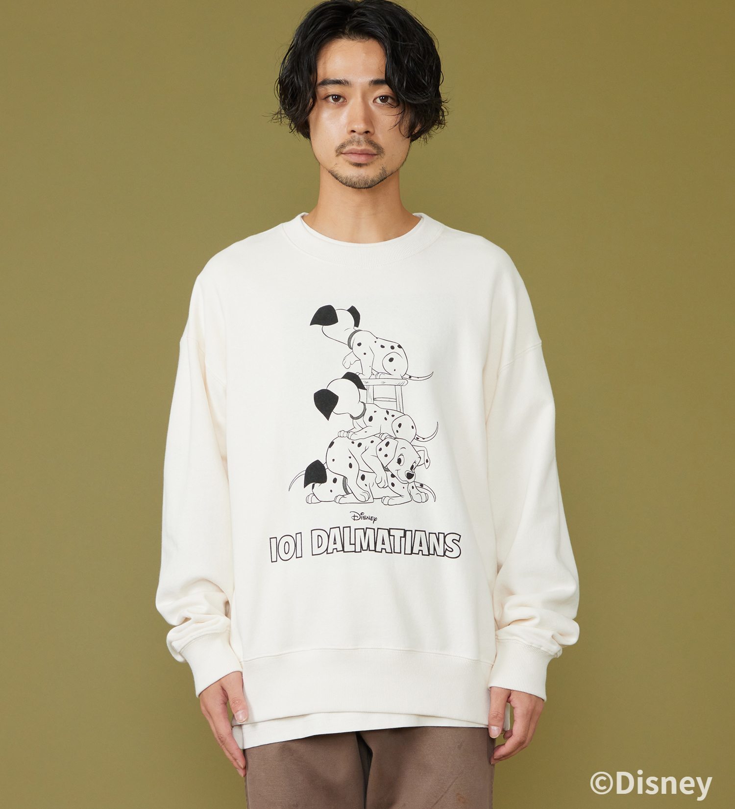 Lee(リー)のSWEAT SHIRT / スウェット【101匹わんちゃん】|トップス/スウェット/メンズ|ホワイト
