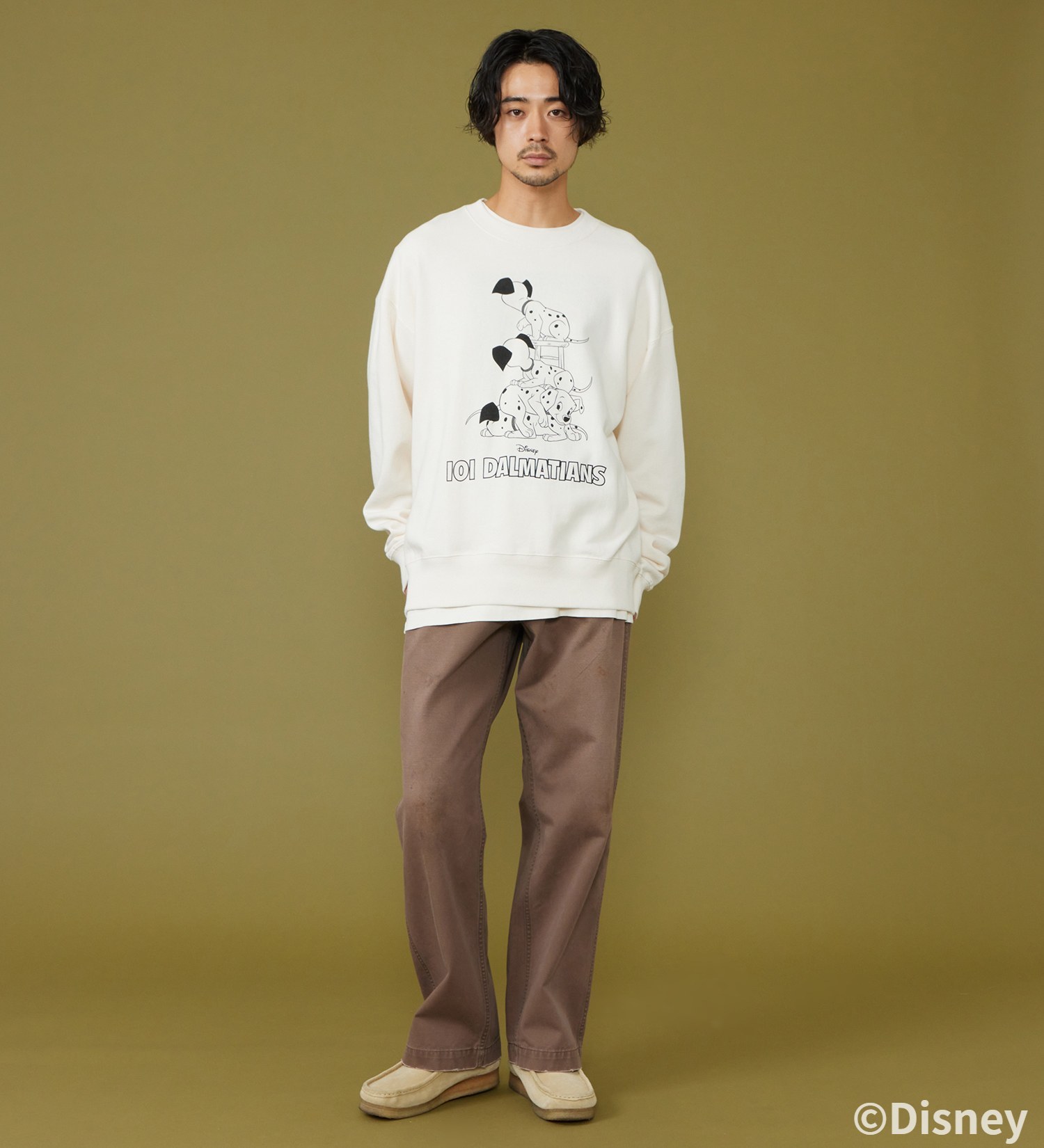 Lee(リー)のSWEAT SHIRT / スウェット【101匹わんちゃん】|トップス/スウェット/メンズ|ホワイト