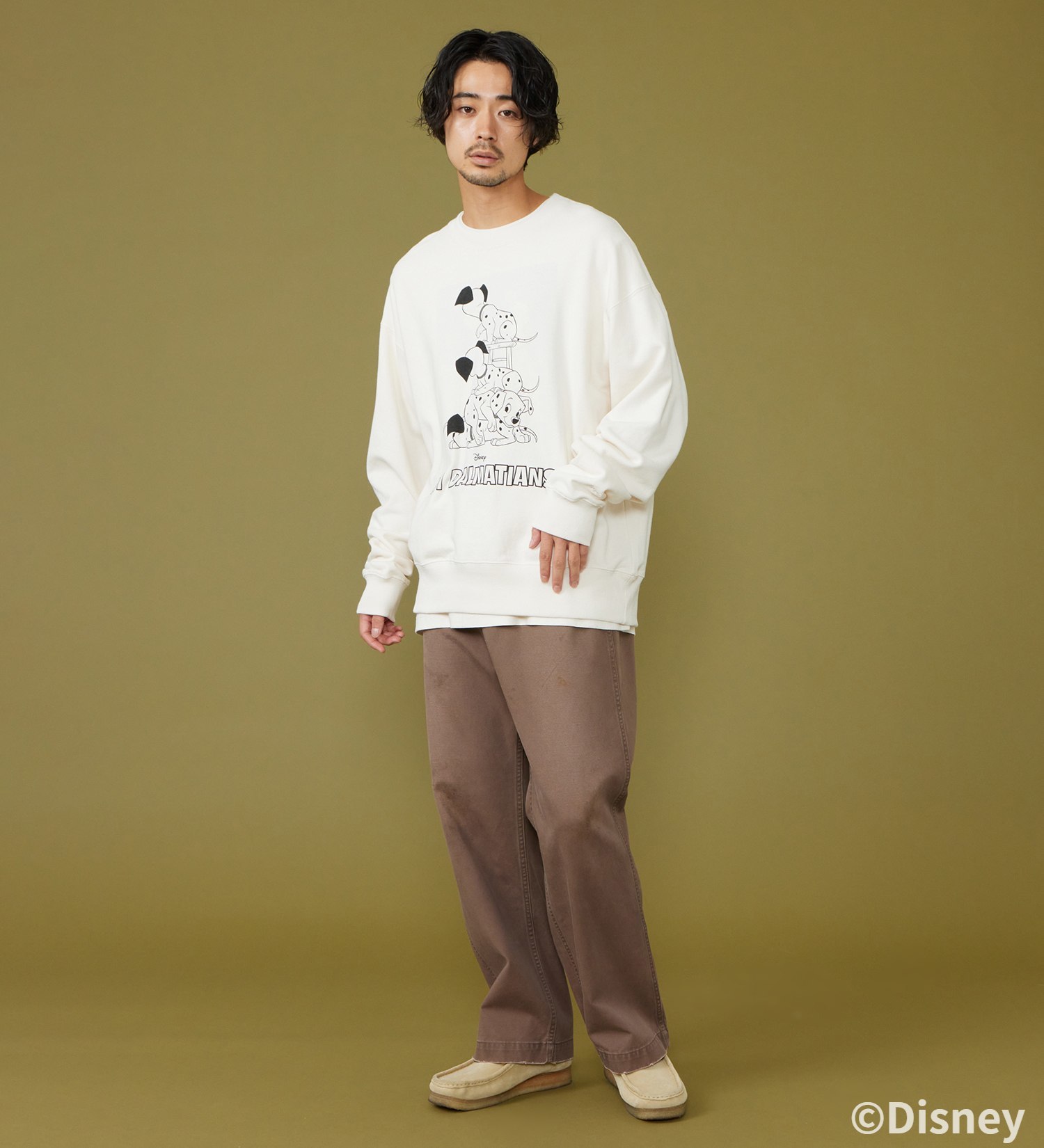 Lee(リー)のSWEAT SHIRT / スウェット【101匹わんちゃん】|トップス/スウェット/メンズ|ホワイト