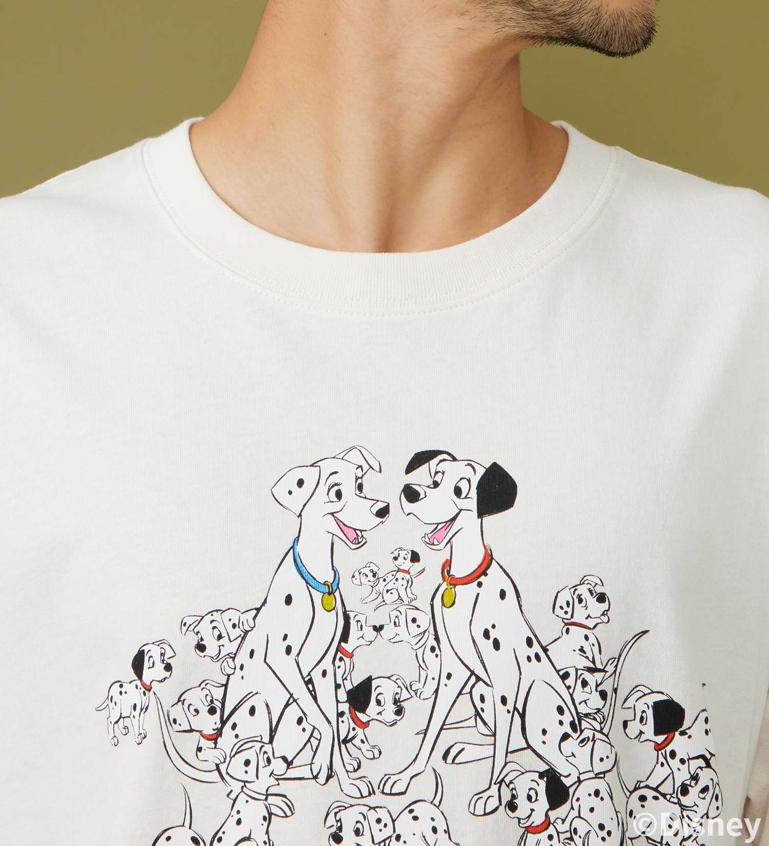 Lee(リー)のH/S PRINT TEE / 半袖Tシャツ【101匹わんちゃん】|トップス/Tシャツ/カットソー/メンズ|ホワイト