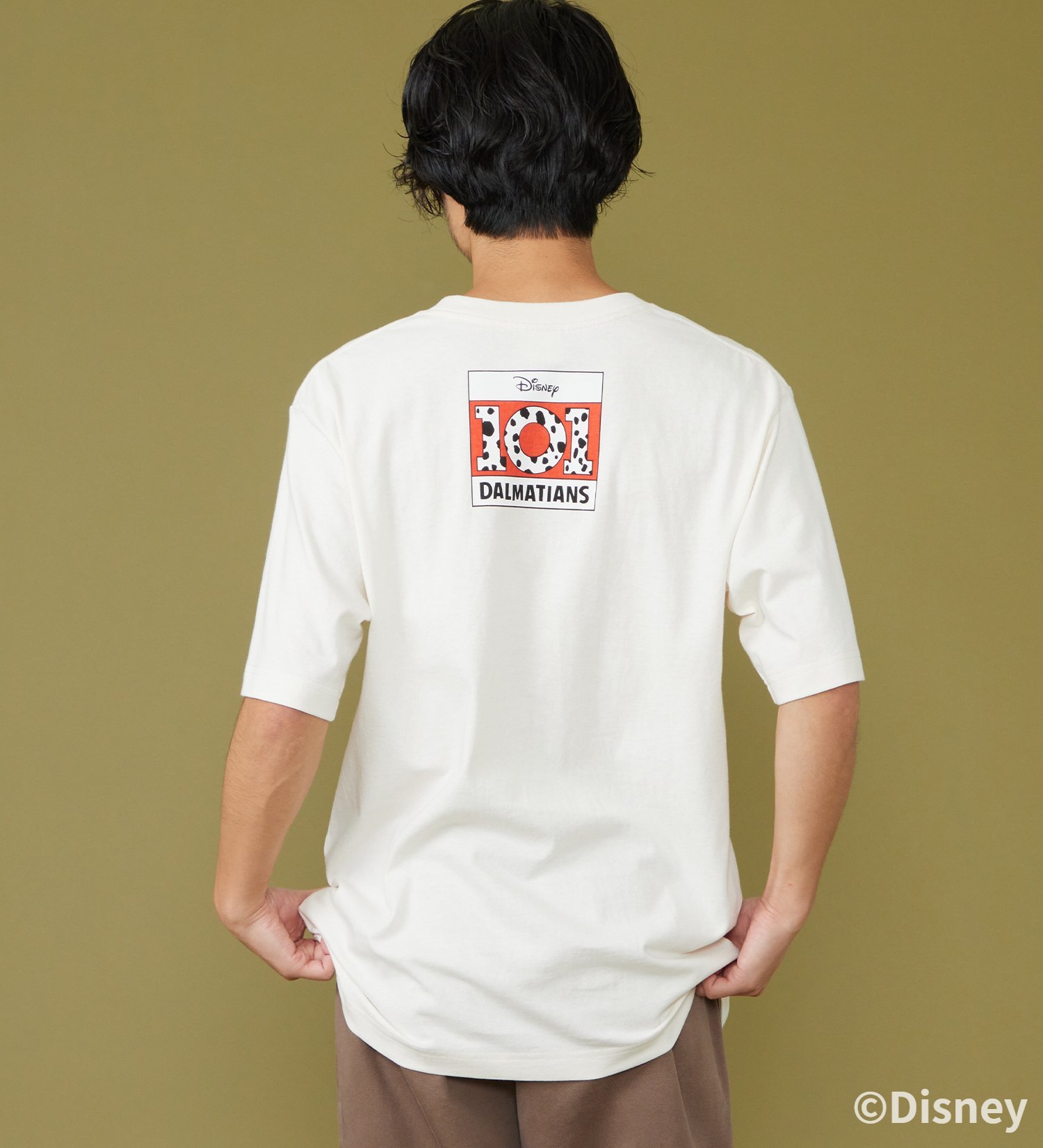 Lee(リー)のH/S PRINT TEE / 半袖Tシャツ【101匹わんちゃん】|トップス/Tシャツ/カットソー/メンズ|ホワイト2