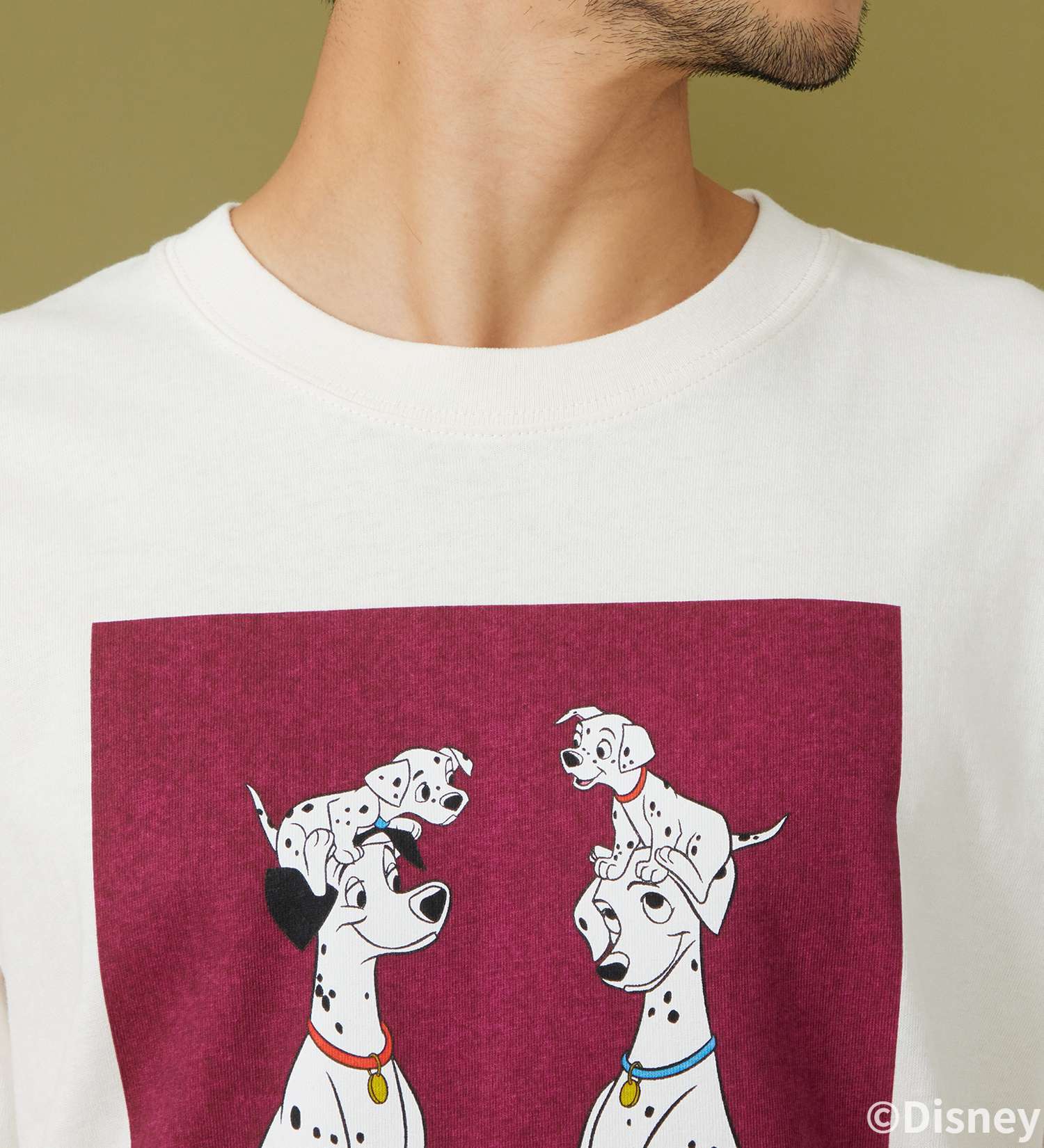 Lee(リー)のH/S PRINT TEE / 半袖Tシャツ【101匹わんちゃん】|トップス/Tシャツ/カットソー/メンズ|ホワイト2