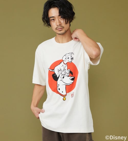 Lee(リー)のH/S PRINT TEE / 半袖Tシャツ【101匹わんちゃん】|トップス/Tシャツ/カットソー/メンズ|ホワイト3