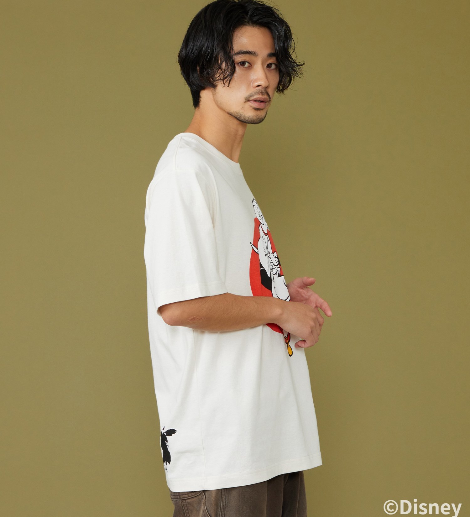Lee(リー)のH/S PRINT TEE / 半袖Tシャツ【101匹わんちゃん】|トップス/Tシャツ/カットソー/メンズ|ホワイト3