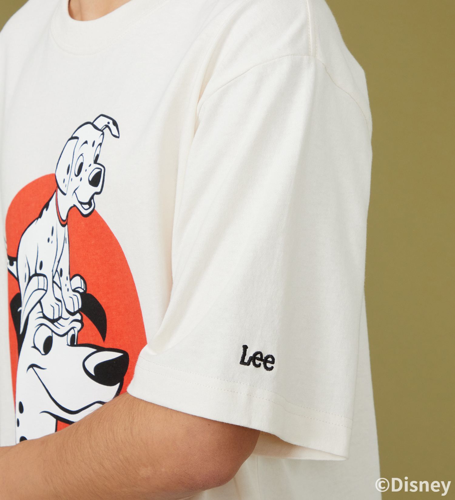 Lee(リー)のH/S PRINT TEE / 半袖Tシャツ【101匹わんちゃん】|トップス/Tシャツ/カットソー/メンズ|ホワイト3