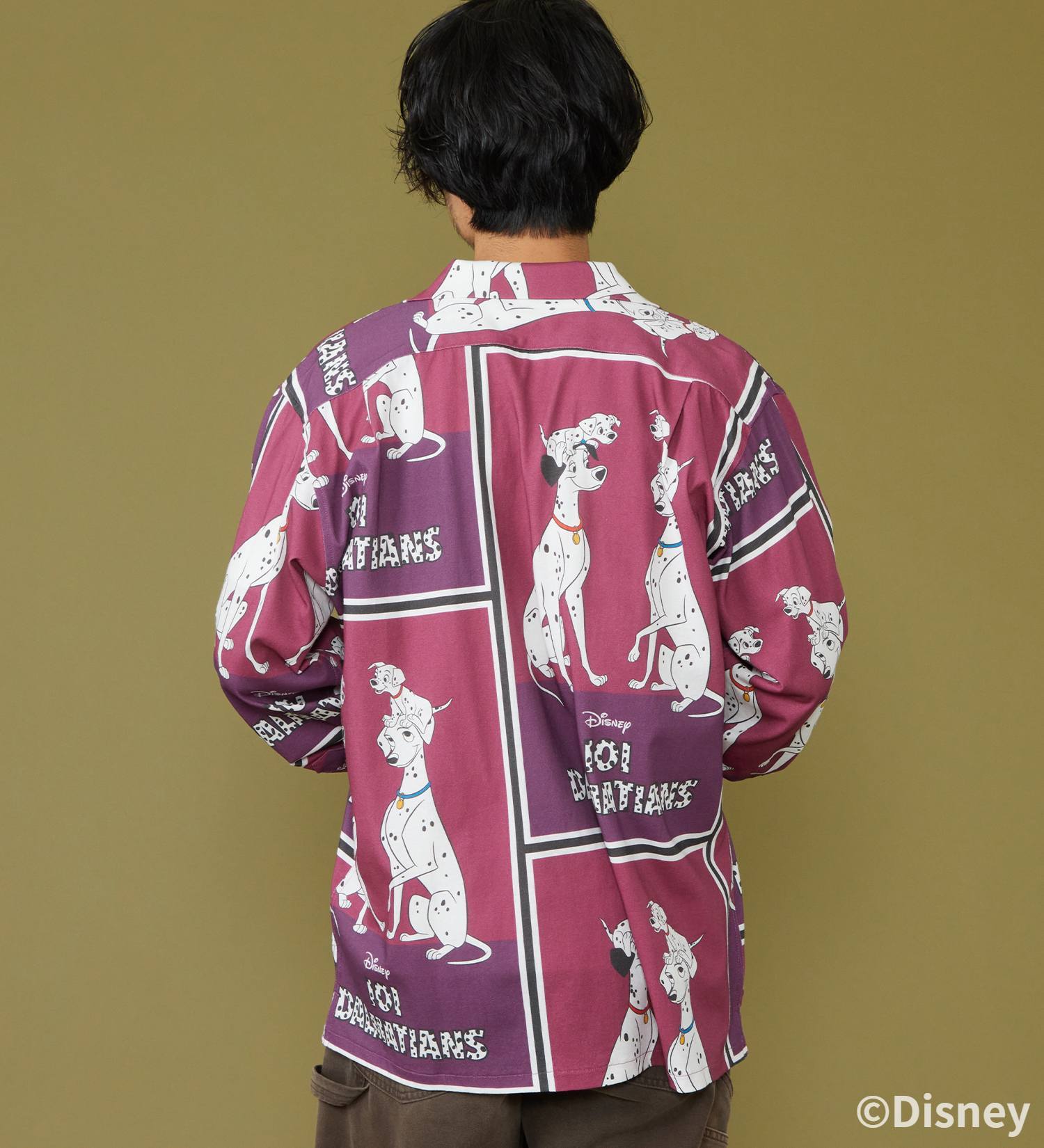 Lee(リー)のCUT L/S SHIRT / 長袖Tシャツ【101匹わんちゃん】|トップス/シャツ/ブラウス/メンズ|パープル