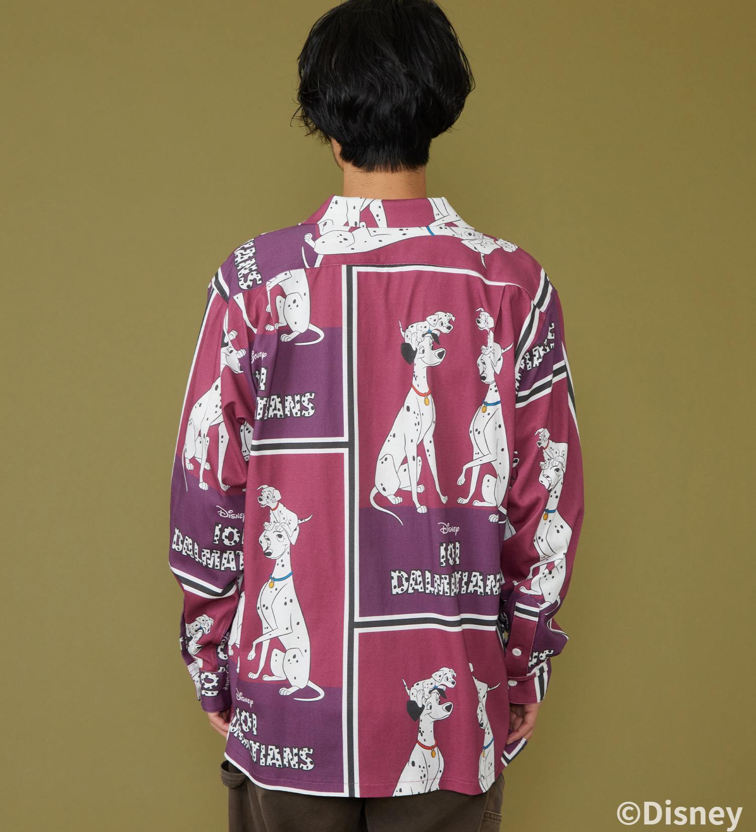 Lee(リー)のCUT L/S SHIRT / 長袖Tシャツ【101匹わんちゃん】|トップス/シャツ/ブラウス/メンズ|パープル