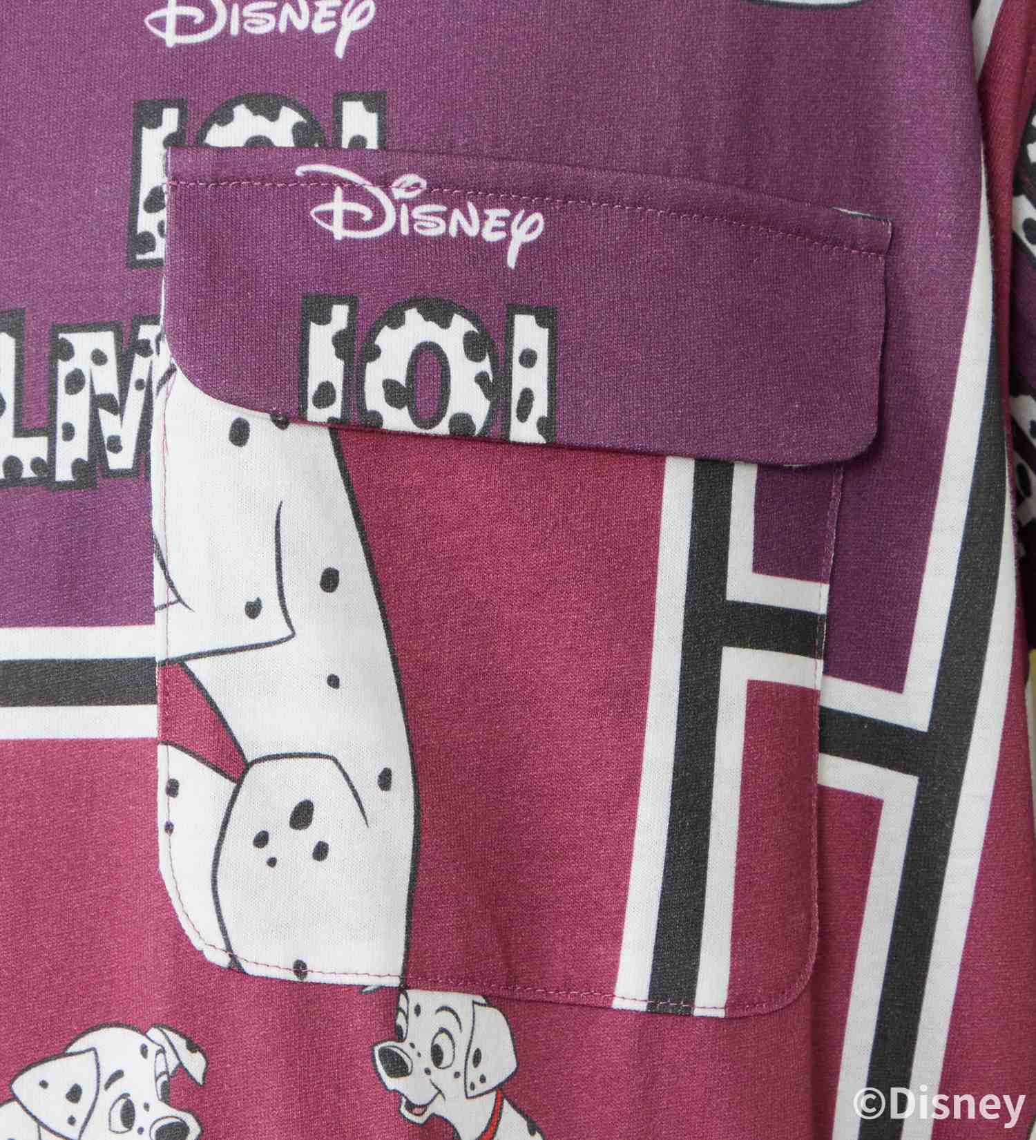Lee(リー)のCUT L/S SHIRT / 長袖Tシャツ【101匹わんちゃん】|トップス/シャツ/ブラウス/メンズ|パープル