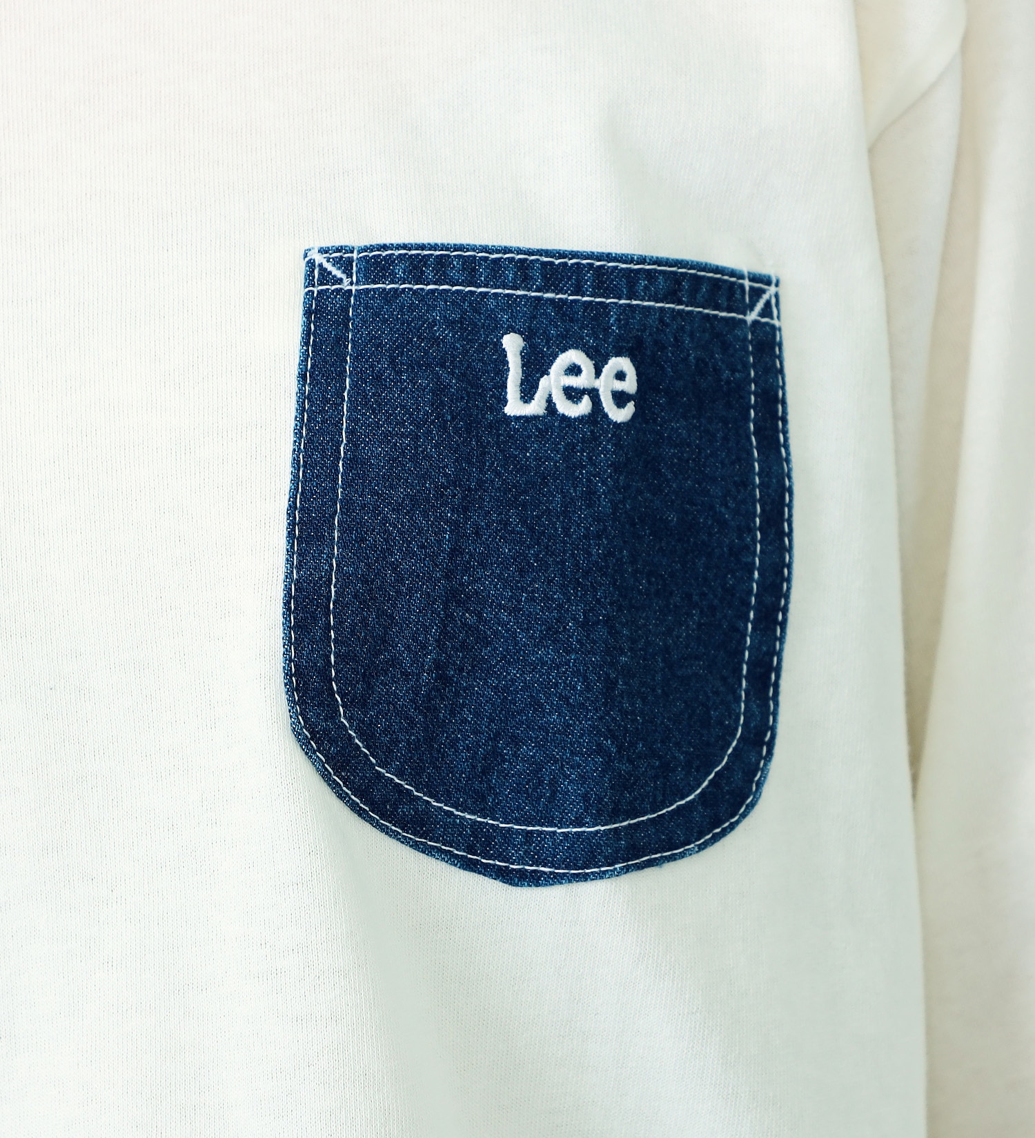 Lee(リー)のデニムポケット長袖Tシャツ|トップス/Tシャツ/カットソー/メンズ|インディゴブルー