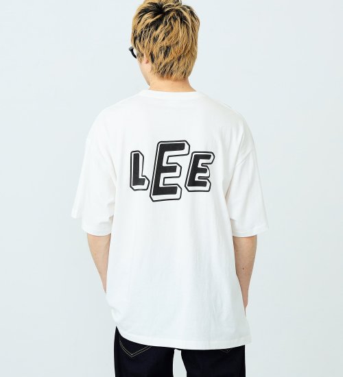 Lee(リー)の【期間限定セール】バックポップロゴプリント　ショートスリーブTシャツ|トップス/Tシャツ/カットソー/メンズ|ブラック