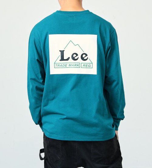 Lee(リー)の【Lee OUTDOORS】【親子リンク商品】ロゴ長袖Ｔシャツ|トップス/Tシャツ/カットソー/メンズ|グリーン