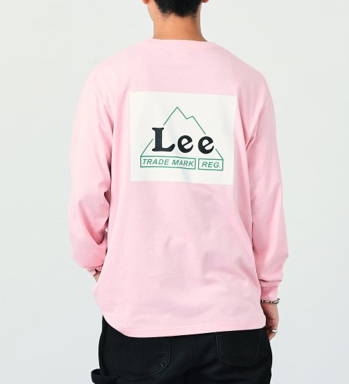 Lee(リー)の【Lee OUTDOORS】【親子リンク商品】ロゴ長袖Ｔシャツ|トップス/Tシャツ/カットソー/メンズ|ピンク