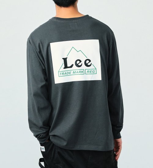 Lee(リー)の【Lee OUTDOORS】【親子リンク商品】ロゴ長袖Ｔシャツ|トップス/Tシャツ/カットソー/メンズ|チャコール