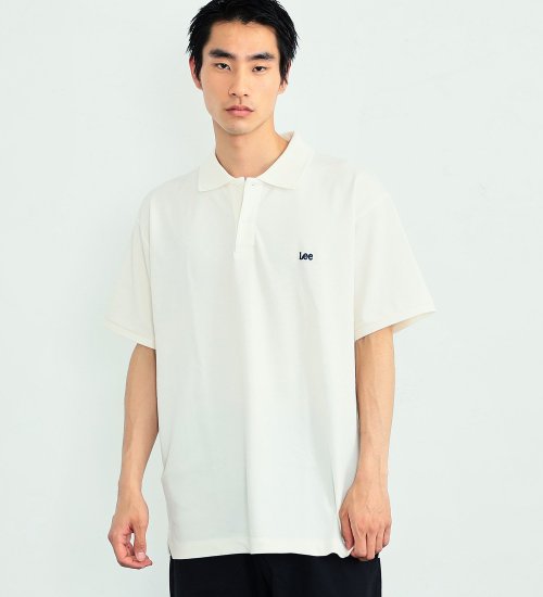 Lee(リー)のLeeロゴ 半袖ポロシャツ|トップス/ポロシャツ/メンズ|ホワイト