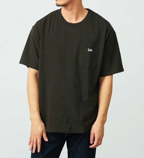 Lee(リー)の［親子お揃い］ワンポイント　半袖Teeシャツ|トップス/Tシャツ/カットソー/メンズ|ブラック
