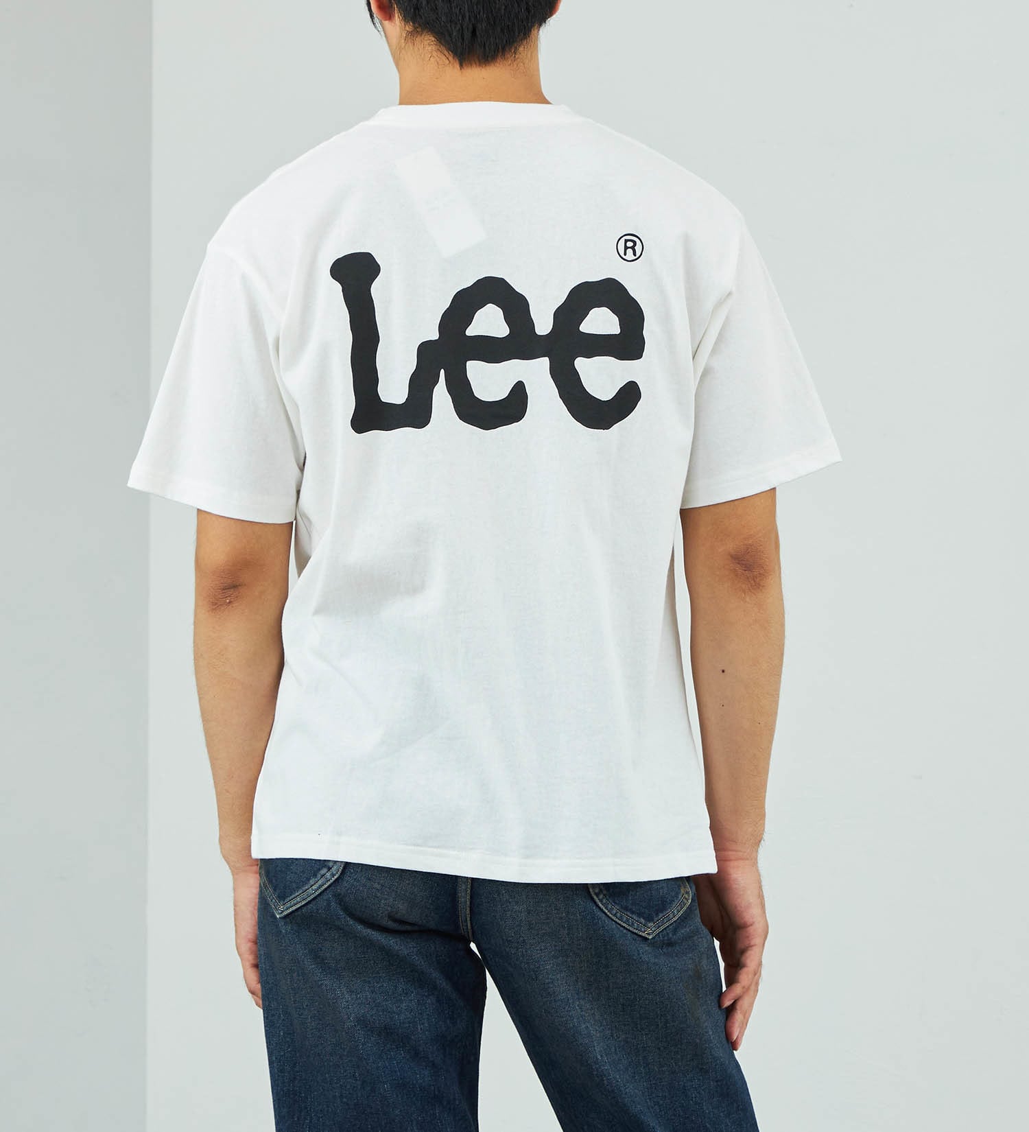 Lee(リー)の【SUMMER SALE】LeeロゴバックプリントTシャツ|トップス/Tシャツ/カットソー/メンズ|ホワイト