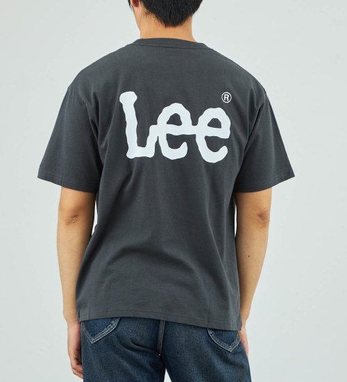 Lee(リー)の【SUMMER SALE】LeeロゴバックプリントTシャツ|トップス/Tシャツ/カットソー/メンズ|ブラック