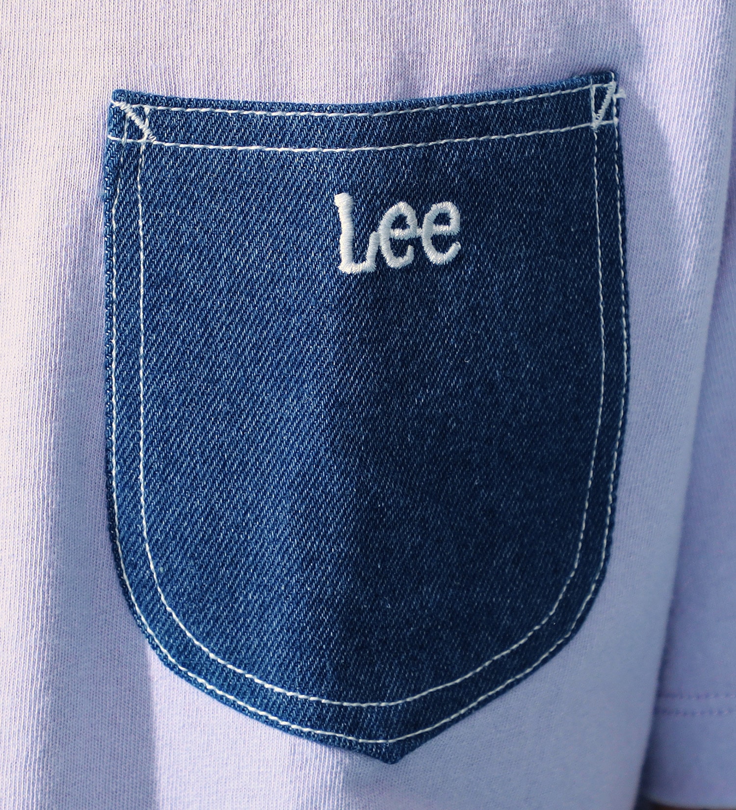 Lee(リー)の【GW SALE】デニムポケット　半袖Tシャツ|トップス/Tシャツ/カットソー/メンズ|パープル