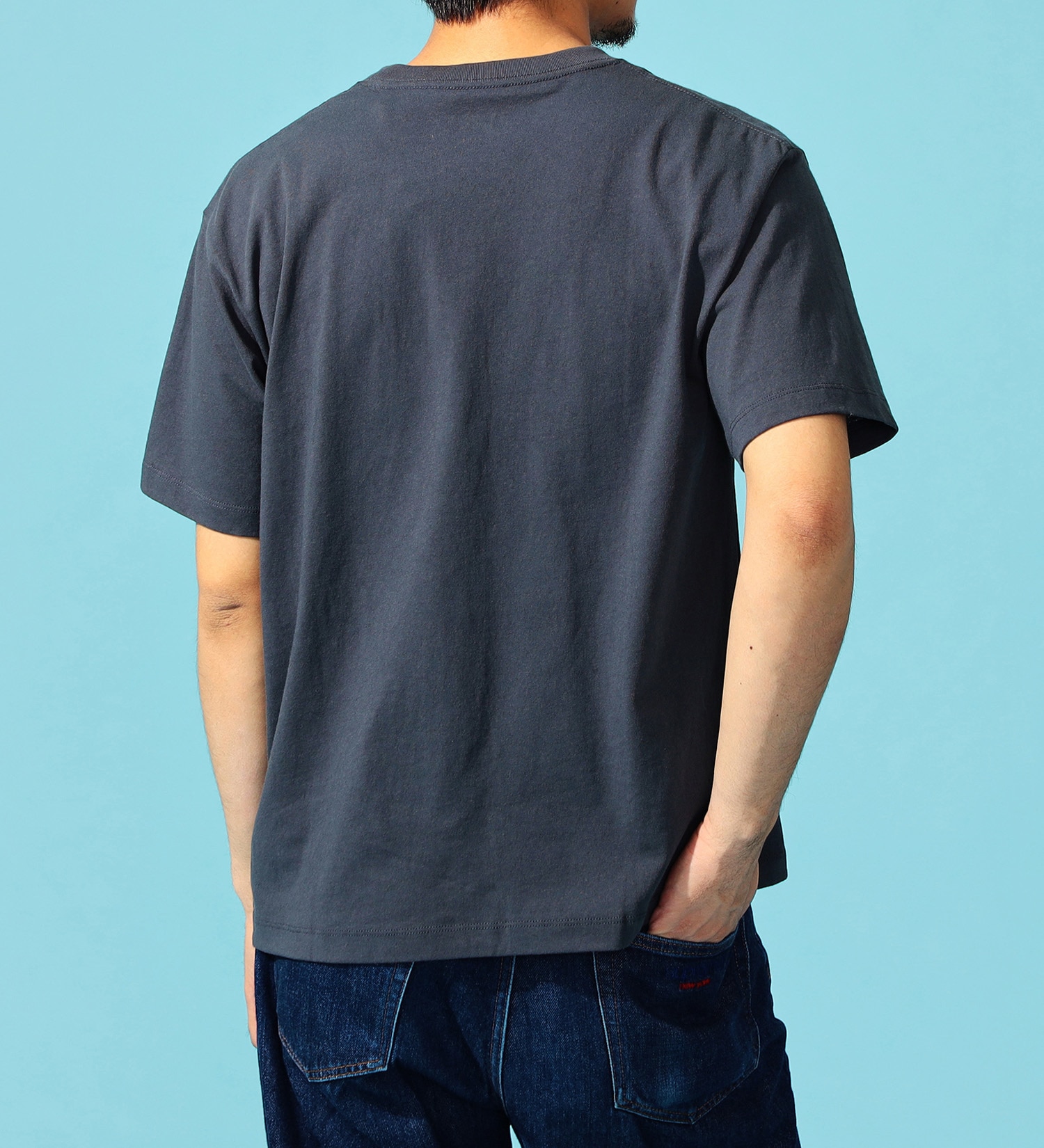 Lee(リー)の【GW SALE】デニムポケット　半袖Tシャツ|トップス/Tシャツ/カットソー/メンズ|チャコールグレー