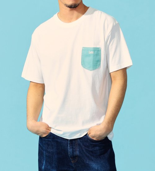 【SUMMER SALE】カラーポケット　半袖Tシャツ