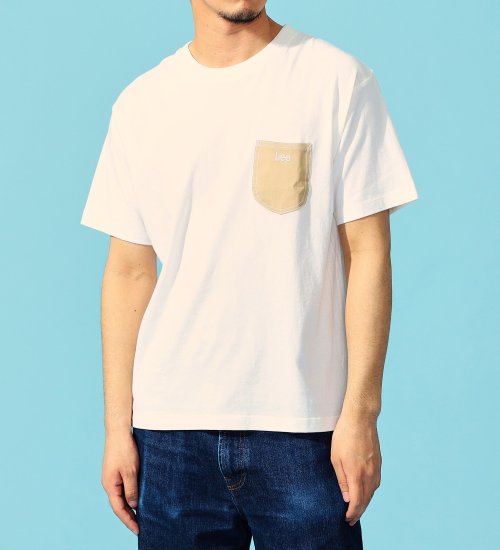 Lee(リー)の【GW SALE】カラーポケット　半袖Tシャツ|トップス/Tシャツ/カットソー/メンズ|ホワイト2