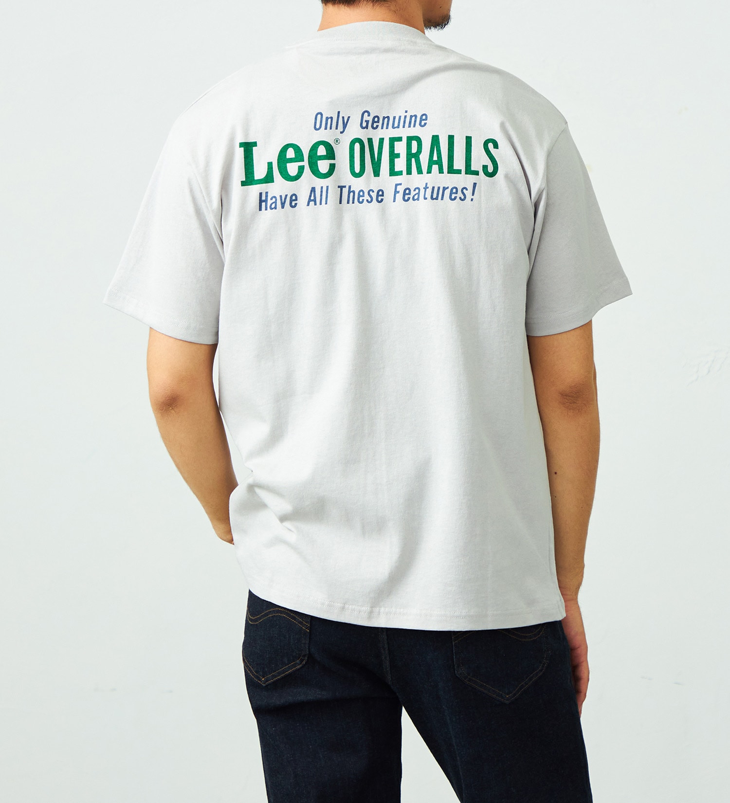 Lee(リー)の【GW SALE】［親子お揃い］バックプリント　半袖Teeシャツ|トップス/Tシャツ/カットソー/メンズ|グレー
