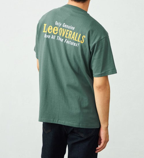Lee(リー)の［親子お揃い］バックプリント　半袖Teeシャツ|トップス/Tシャツ/カットソー/メンズ|グリーン