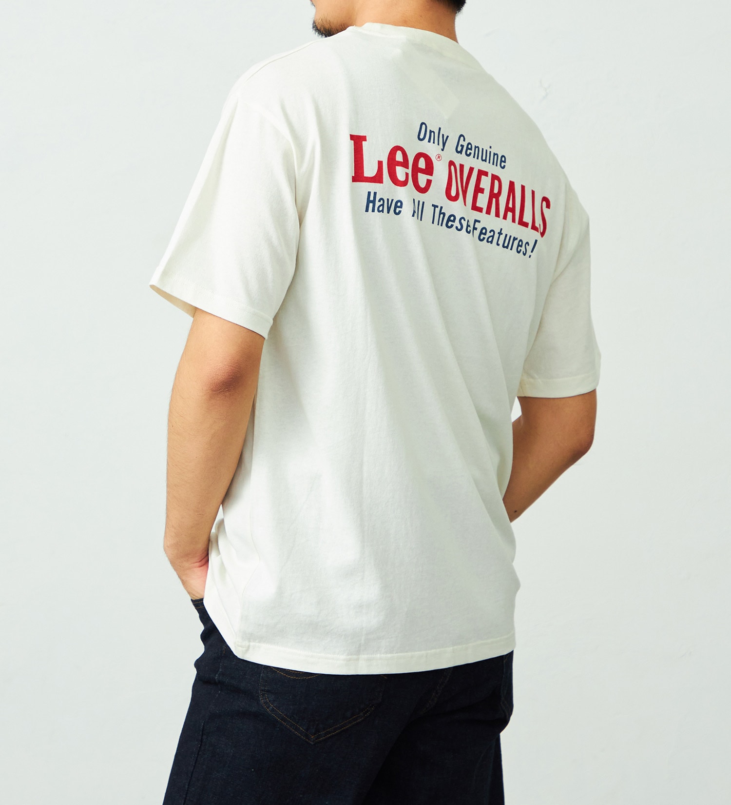 Lee(リー)の【GW SALE】［親子お揃い］バックプリント　半袖Teeシャツ|トップス/Tシャツ/カットソー/メンズ|ホワイト