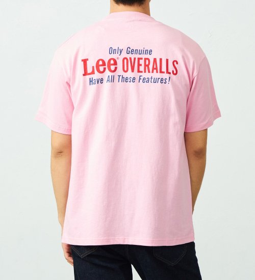 Lee(リー)の［親子お揃い］バックプリント　半袖Teeシャツ|トップス/Tシャツ/カットソー/メンズ|ピンク