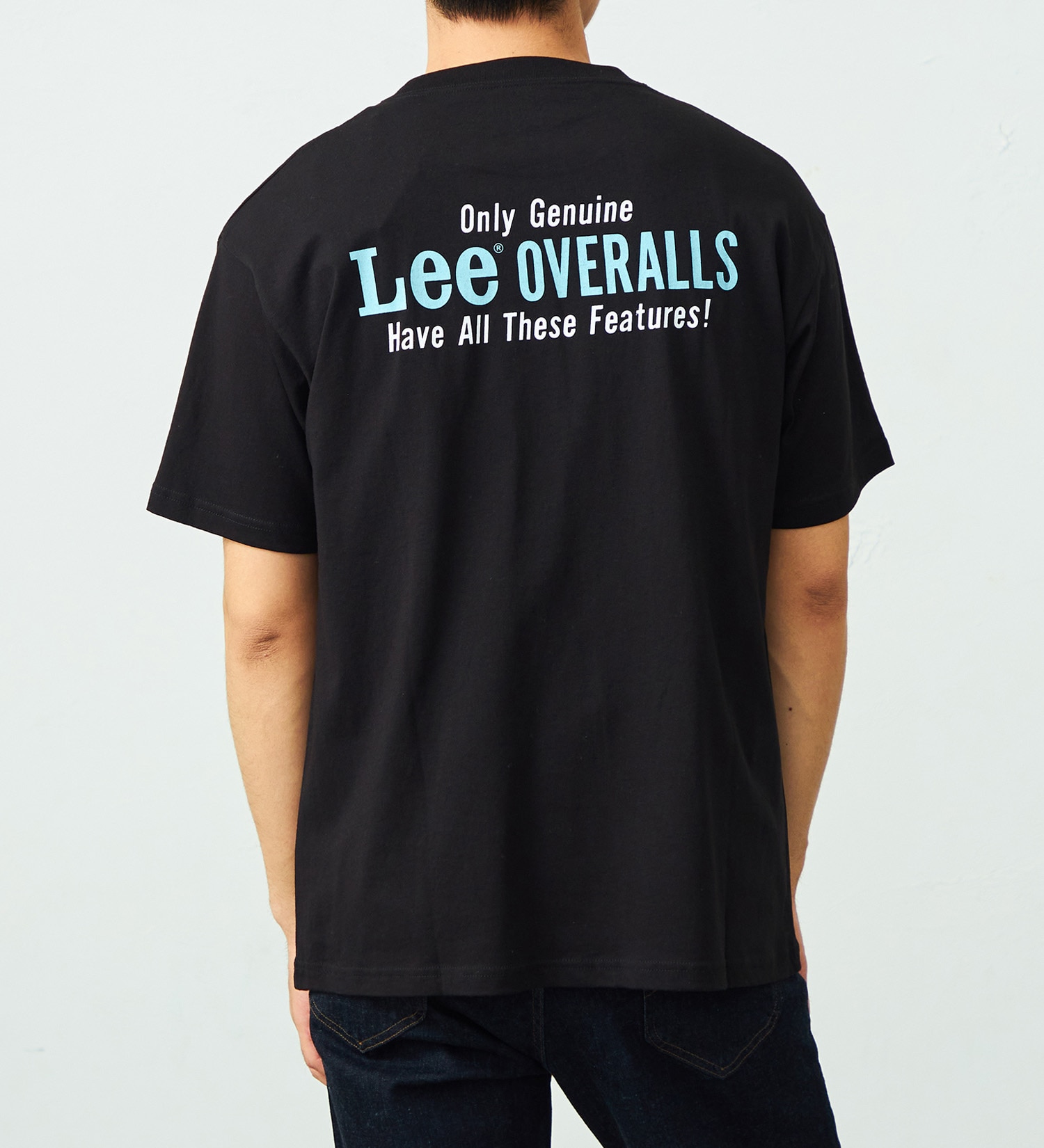 Lee(リー)の【GW SALE】［親子お揃い］バックプリント　半袖Teeシャツ|トップス/Tシャツ/カットソー/メンズ|ブラック