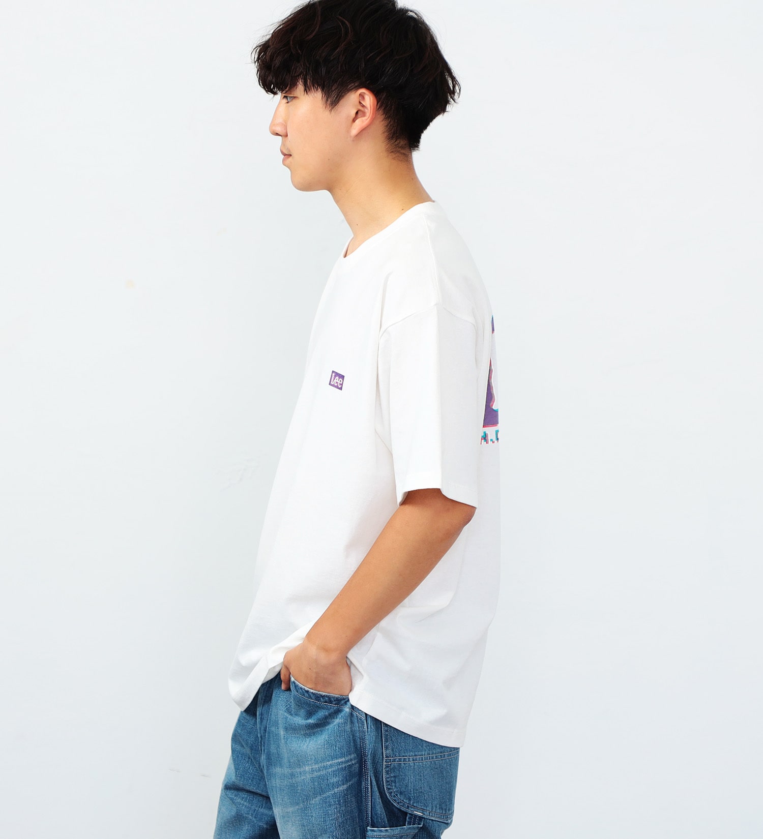 Lee(リー)のLee バックプリント ショートスリーブTee|トップス/Tシャツ/カットソー/メンズ|ホワイト