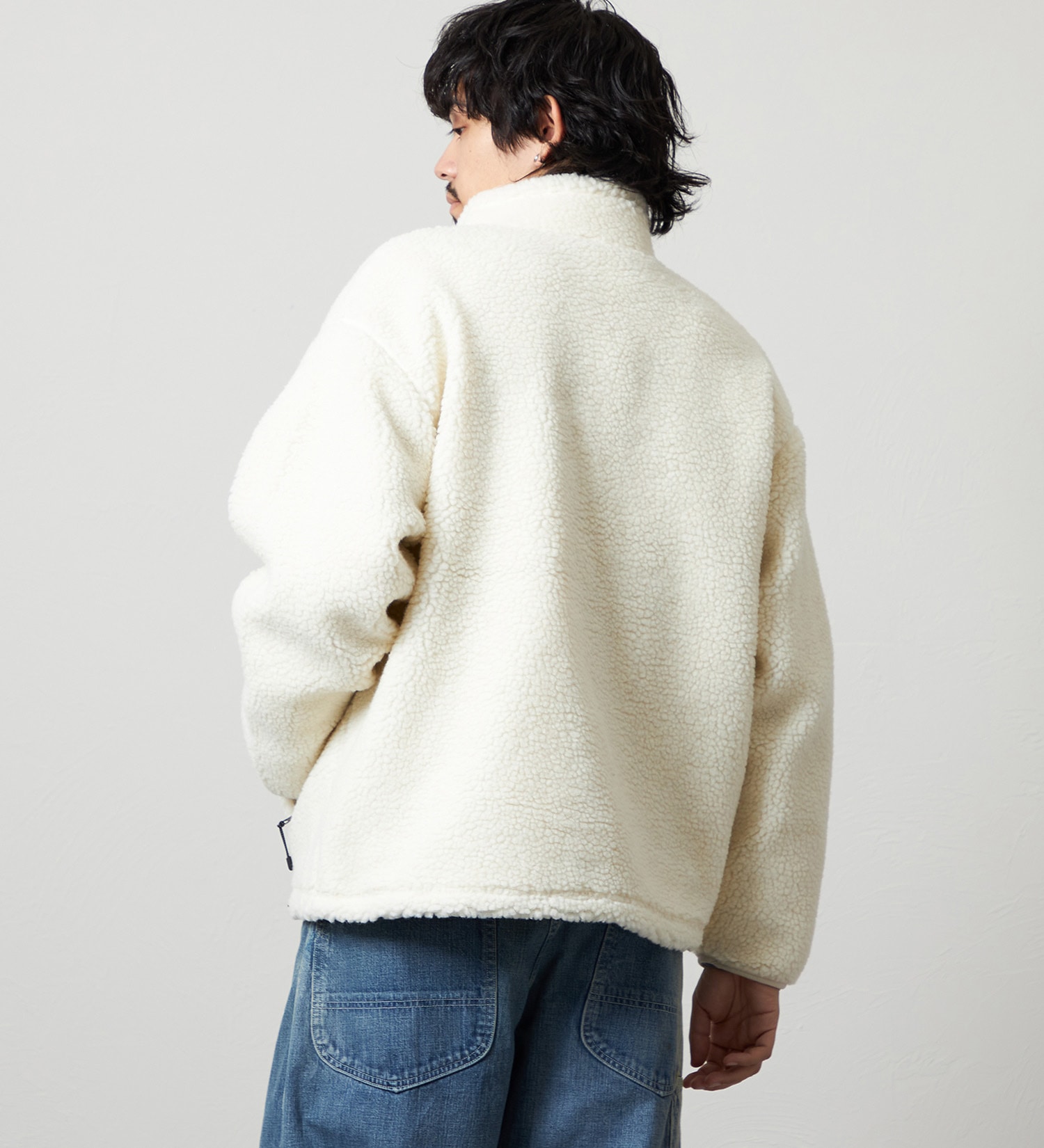 Lee(リー)の【直営店/EC限定】BOA JACKET/ボアジャケット/暖/アウター|ジャケット/アウター/その他アウター/メンズ|アイボリー