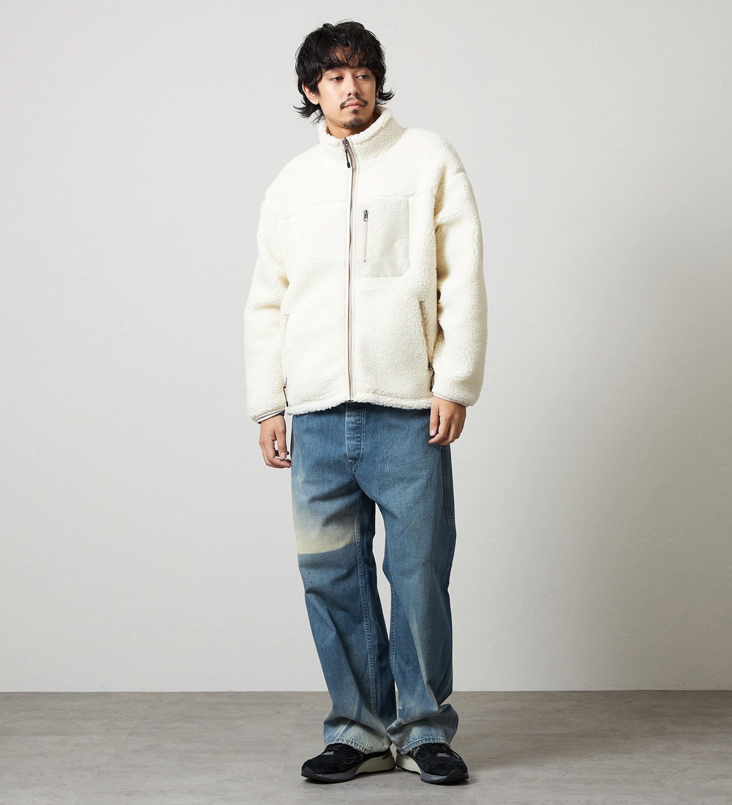 Lee(リー)の【直営店/EC限定】BOA JACKET/ボアジャケット/暖/アウター|ジャケット/アウター/その他アウター/メンズ|アイボリー