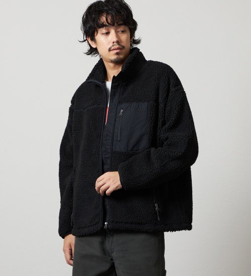 Lee(リー)の【直営店/EC限定】BOA JACKET/ボアジャケット/暖/アウター|ジャケット/アウター/その他アウター/メンズ|ブラック