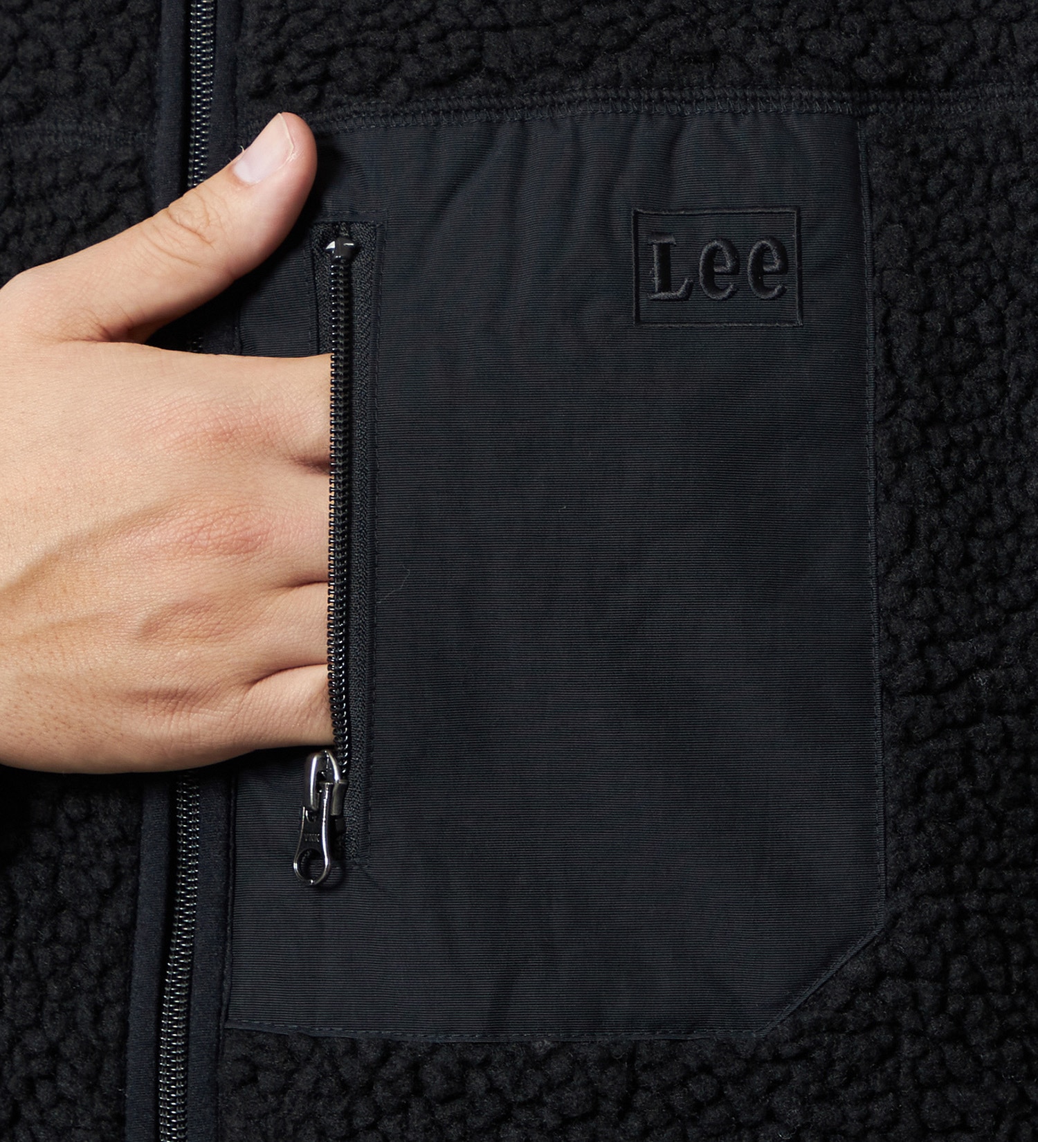 Lee(リー)の【直営店/EC限定】BOA JACKET/ボアジャケット/暖/アウター|ジャケット/アウター/その他アウター/メンズ|ブラック