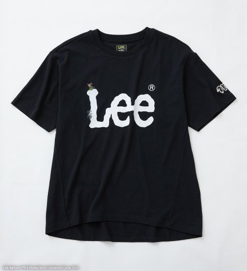 Lee(リー)の【予約】リトルナイトメア3 x Lee　Print T shirts -logo-|トップス/Tシャツ/カットソー/メンズ|ブラック