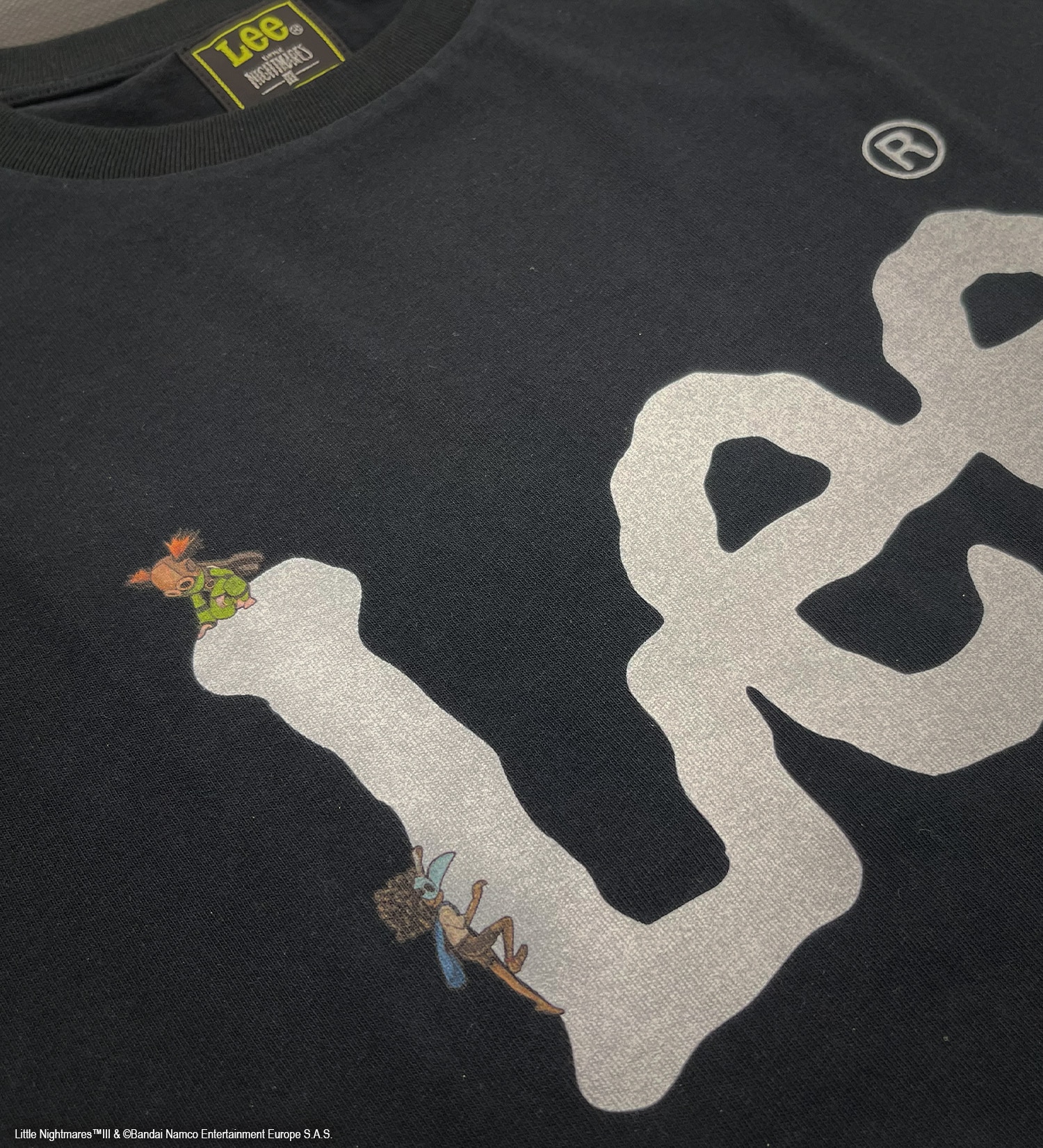 Lee(リー)の【予約】リトルナイトメア3 x Lee　Print T shirts -logo-|トップス/Tシャツ/カットソー/メンズ|ブラック