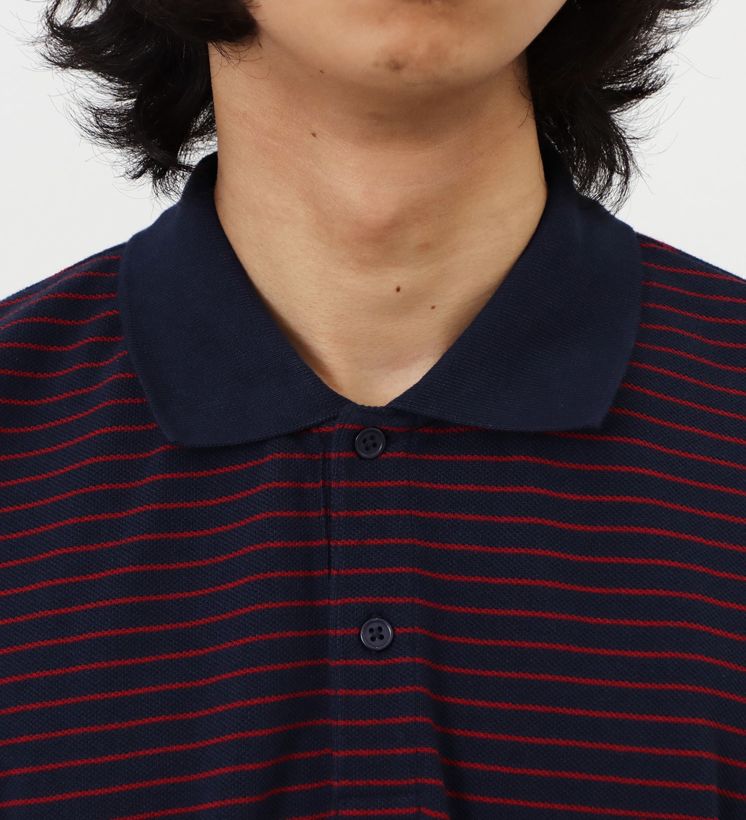 Lee(リー)の【ポイントアップ対象】【直営店・WEB別注】カノコポロシャツ|トップス/ポロシャツ/メンズ|ネイビー