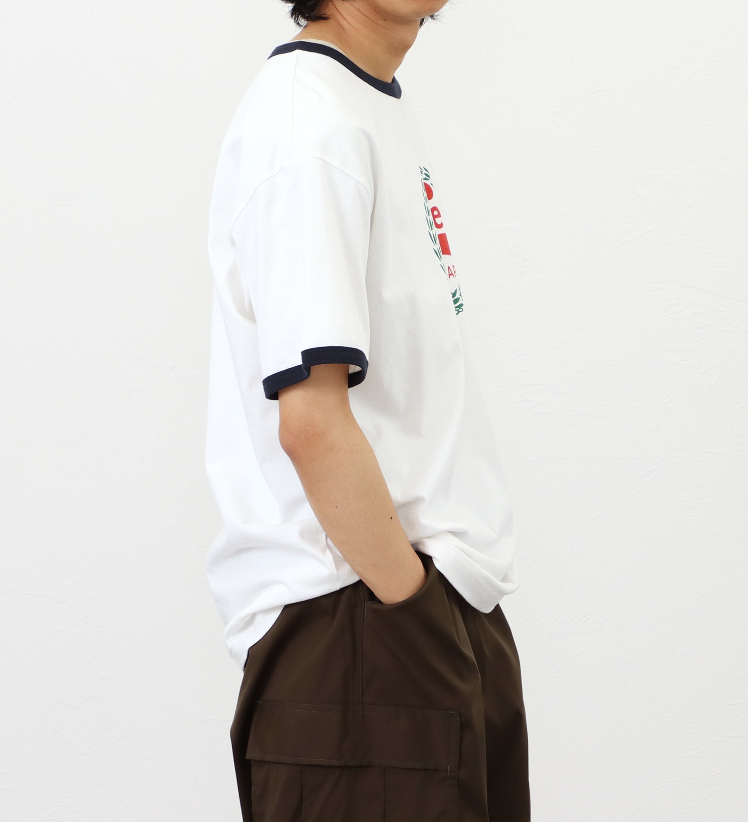 Lee(リー)の【ポイントアップ対象】【直営店・WEB別注】月桂樹プリントTシャツ|トップス/Tシャツ/カットソー/メンズ|ネイビー