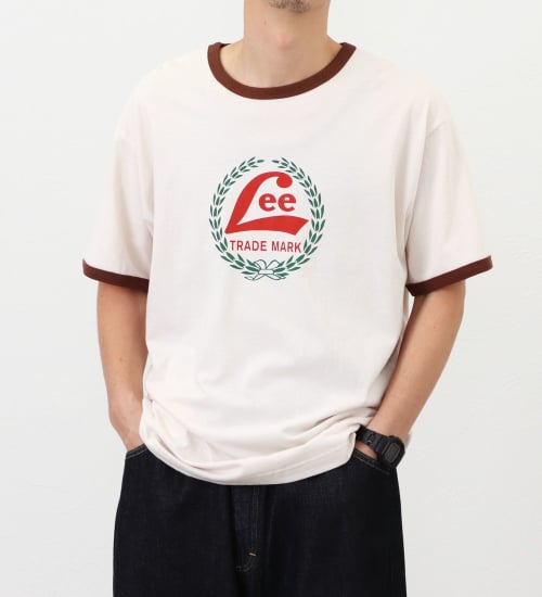 Lee(リー)の【ポイントアップ対象】【直営店・WEB別注】月桂樹プリントTシャツ|トップス/Tシャツ/カットソー/メンズ|ブラウン