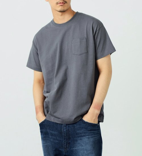 Lee(リー)のバックプリント半袖Tシャツ|トップス/Tシャツ/カットソー/レディース|チャコール