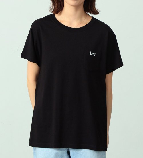 Lee(リー)の【GW SALE】Lee刺繍ポケット 半袖Tシャツ|トップス/Tシャツ/カットソー/レディース|ブラック