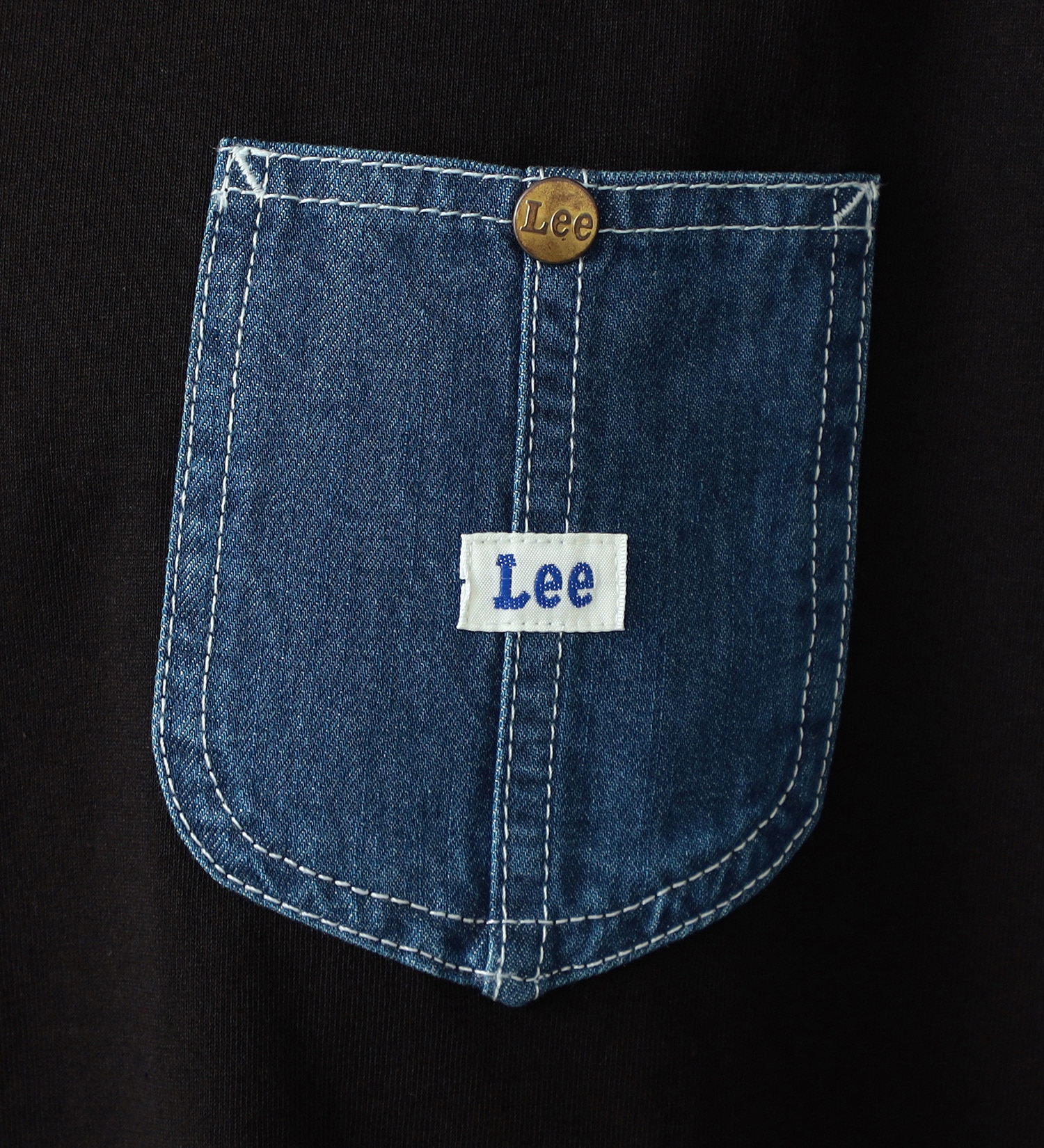 Lee(リー)の【GW SALE】デニムポケット ノースリーブTシャツ|トップス/Tシャツ/カットソー/レディース|ブラック