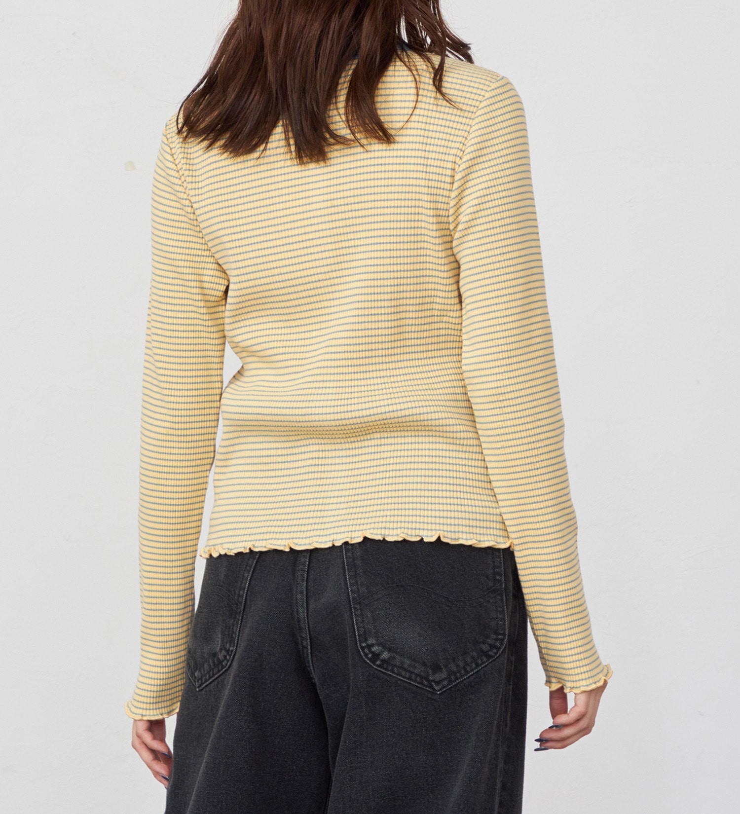 Lee(リー)の【直営店舗別注】リブカーディガン|トップス/その他トップス/レディース|イエロー