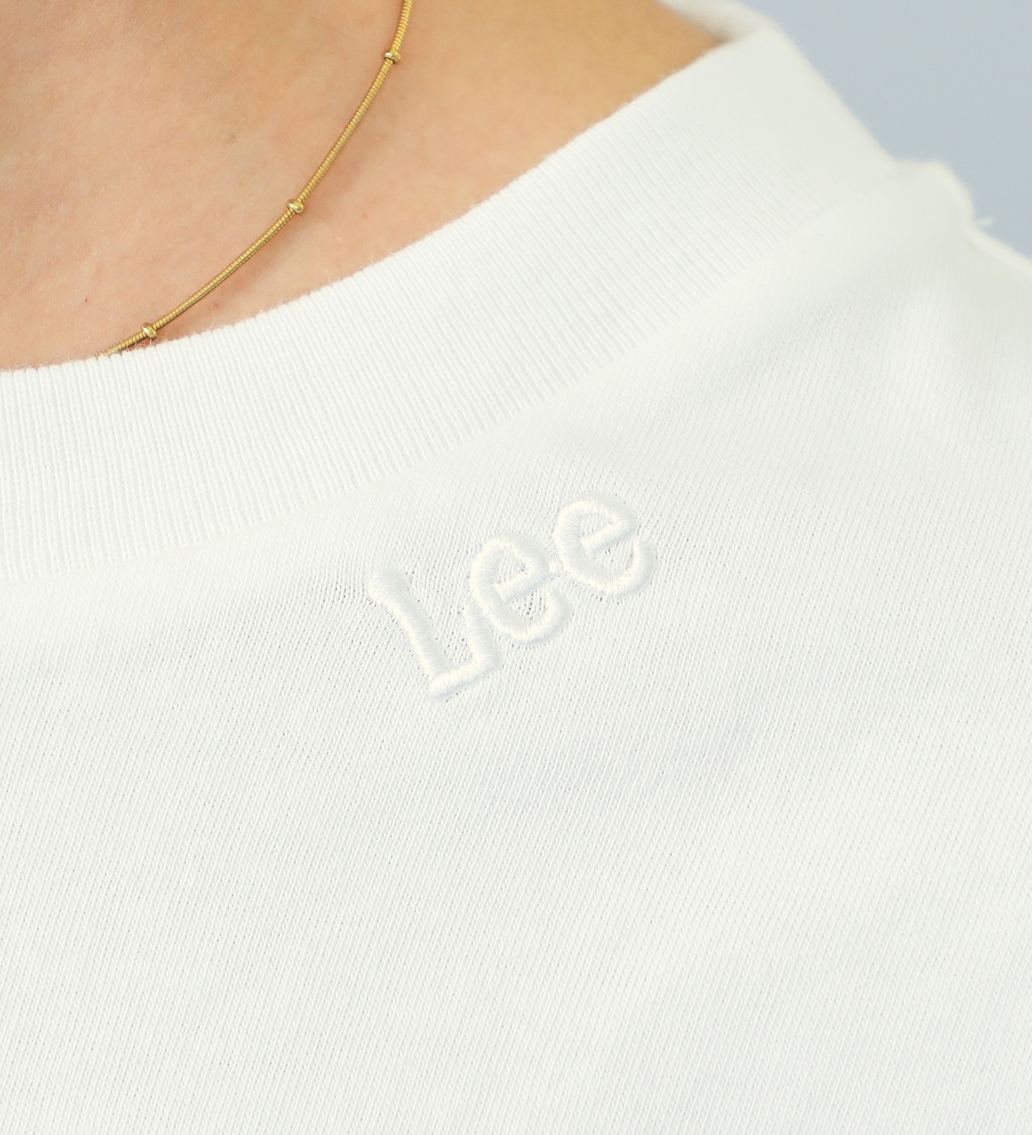 Lee(リー)のパフスリーブ5分袖Tシャツ/体のラインが隠せるシルエット|トップス/Tシャツ/カットソー/レディース|アイボリー